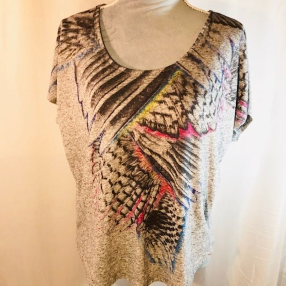 XXI Forever 21 Short Sleeve Wing Top